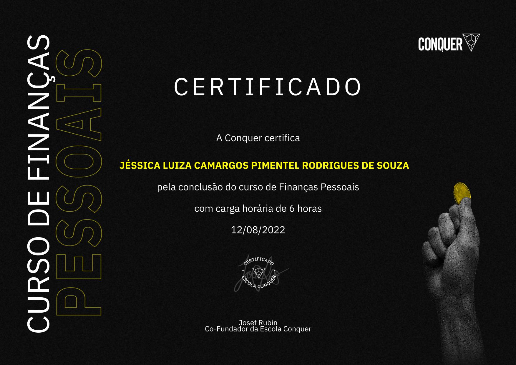 Certificado de Finanças Pessoais
